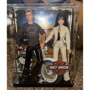Mattel Harley Davidson Ken & Barbie Pink Label Barbie Collector Doll Set (NWT)